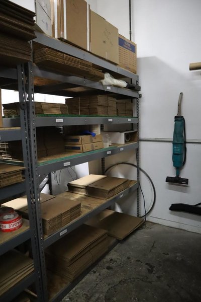 (6) Adjustable Shelving Units with Shelves - NO CONTENTS- Auction Item