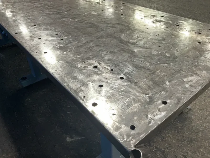 48” X 190” /2” THICK WELDING TABLE