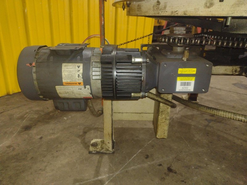 1000 LBS CROWN UNLIMITED VERTICAL MOTORIZED UNCOILER, FOR TUBE OR WIRE: YOBRO #25337