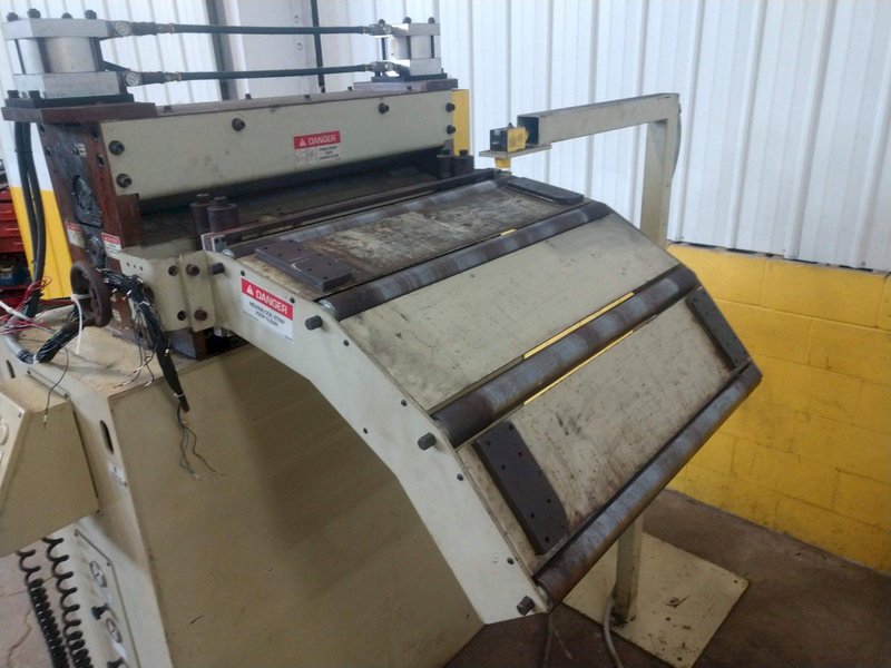 36" COE MODEL #CPRF-S336 POWERED FEED UP COIL TENSION STAND: STOCK #14310