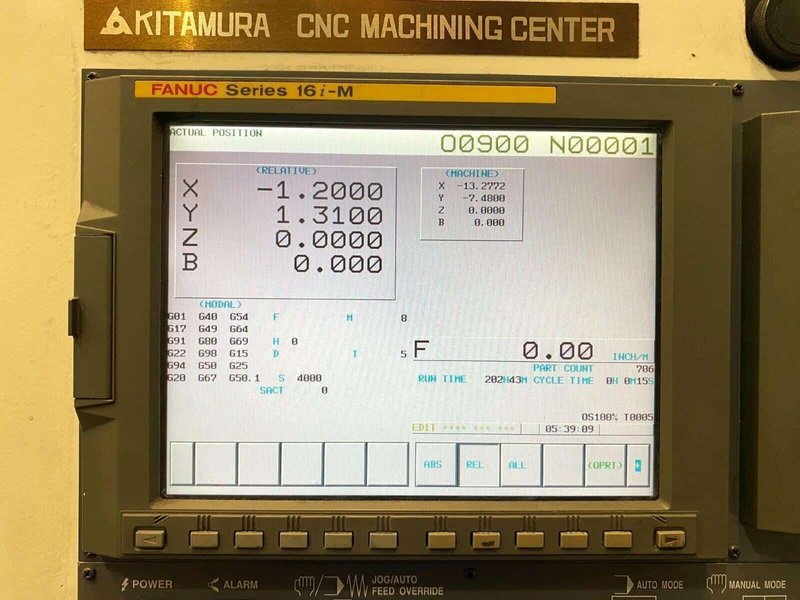 Kitamura HX-300i Horizontal Machining Center – Mill