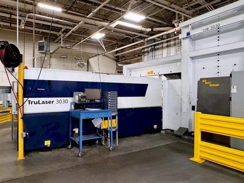 Trumpf TruLaser 3030 4kW Fiber Laser w/ TruStore 3030 A12 Automation
