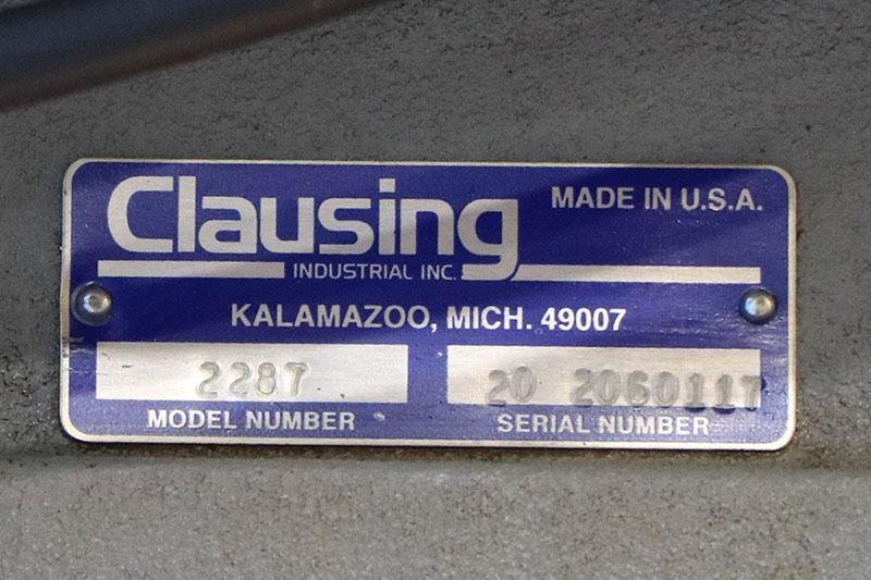20&quot; CLAUSING VARIABLE SPEED DRILL PRESS 
w/ PRODUCTION TABLE MODEL: 2287