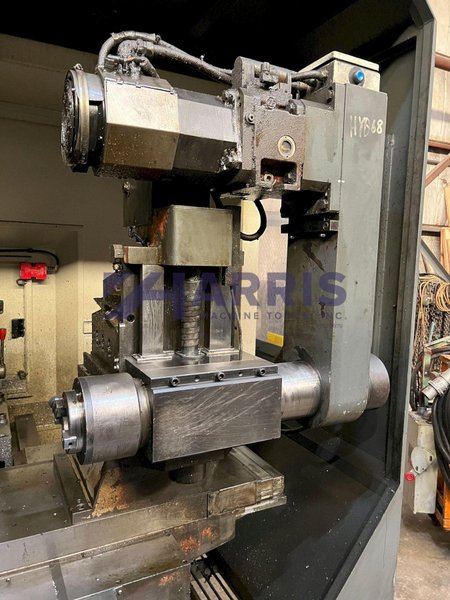 Used, 48" x 78" Geminis Model GT5 G2 - Flat Bed CNC Lathe with Y Axis