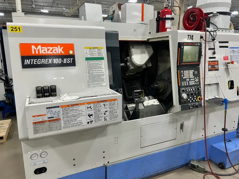 MAZAK MODEL # INTEGREX 100-IIIST CNC LATHE: YOBRO #25424