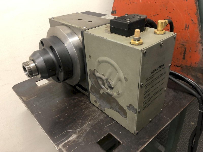 HAAS HRTA6 HRT210 4th-Axis Rotary Table with 5C Spindle Nose, Pneumatic 5C Collet Closure