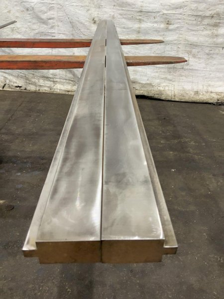 120" X 1-1/2" WIDE FLATTENING PRESS BRAKE DIE SET: STOCK: #80815