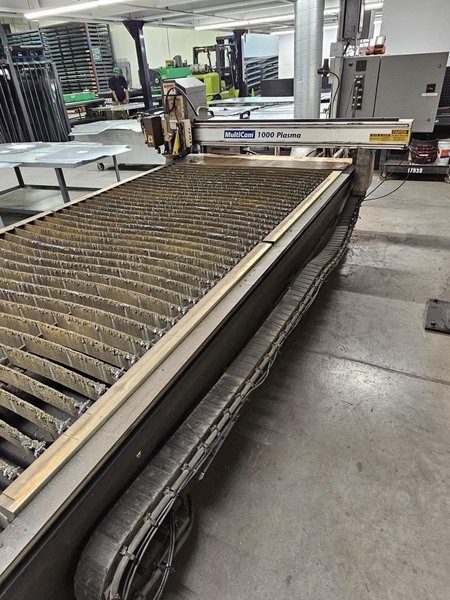 5′ x 20′ MultiCam 1000 CNC Plasma, 2011 – Hypertherm Powermax 65