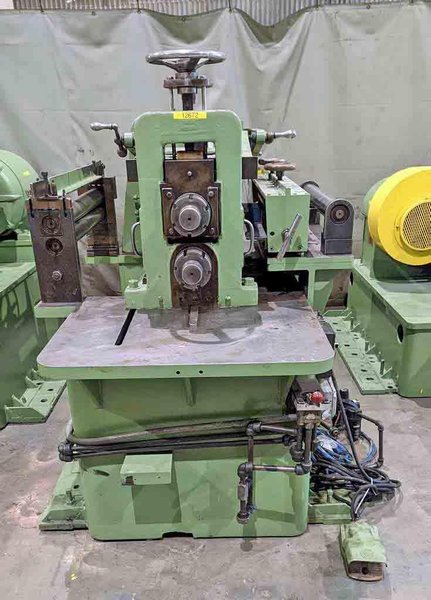 24" x 4.12" x 6,000# Ruesch Slitting Line STOCK# 4244