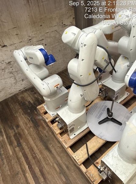 (6) Epson RVT6L-A901SS 6 Axis Industrial Robots, 2021 – 6 kg Capacity, 900 mm Reach