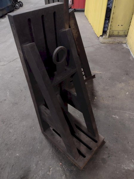 (2) 24&quot;L x 16&quot;W x 49&quot;H SET OF 2 STEEL ANGLE PLATES: STOCK 17142