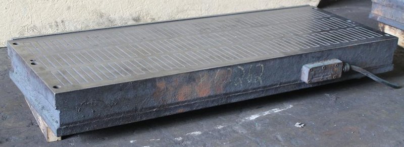 18&#039; X 48&#039; X 4-3/4&#039; ELECTRO MAGNETIC CHUCK:  STOCK #62262