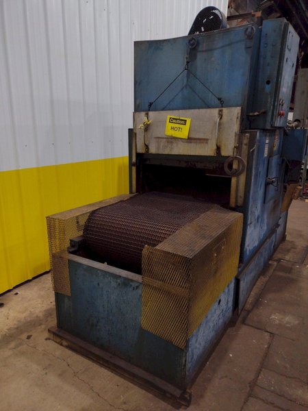 12&quot; x 33&quot; PASS-THROUGH WIRE MESH BELT TEMPER OVEN: STOCK #16262