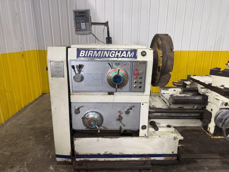 32" X 60" BIRMINGHAM MODEL #DL3260 GAP BED ENGINE LATHE, 2006, 5" HOLE : YOBRO #25340