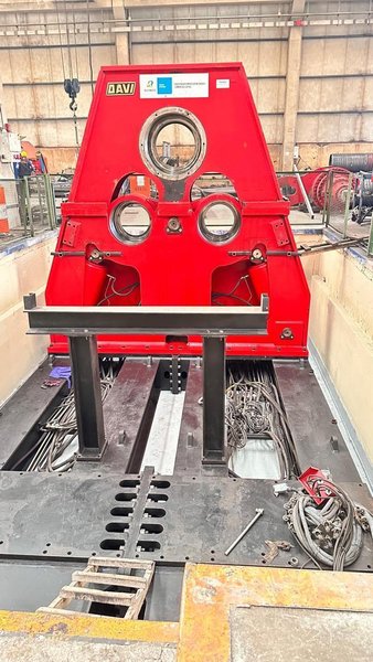6″ x 11′  DAVI MCO 130 3‑Roll Plate Bending Machine, 2005