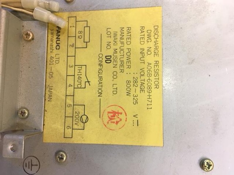 Fanuc A06B-6089-H711 Discharge Unit