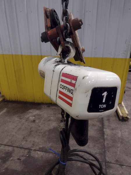 1 TON COFFING HOIST: STOCK #22474