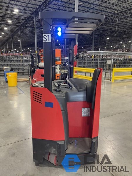 2021 - 3,000 LB. RAYMOND MODEL 415-C30TF STAND-UP ELECTRIC FORKLIFT
