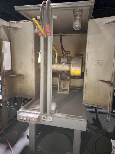 TABOR MODEL CR-16 16" WET CUT OFF SAW WITH ENCLOSURE AND CONTROLS, 20 HP