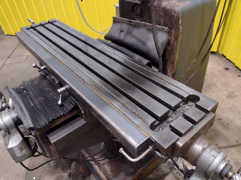 5 HP KENT MODEL #KTM-5VK RAM TYPE  KNEE MILL, 1992: STOCK #19923