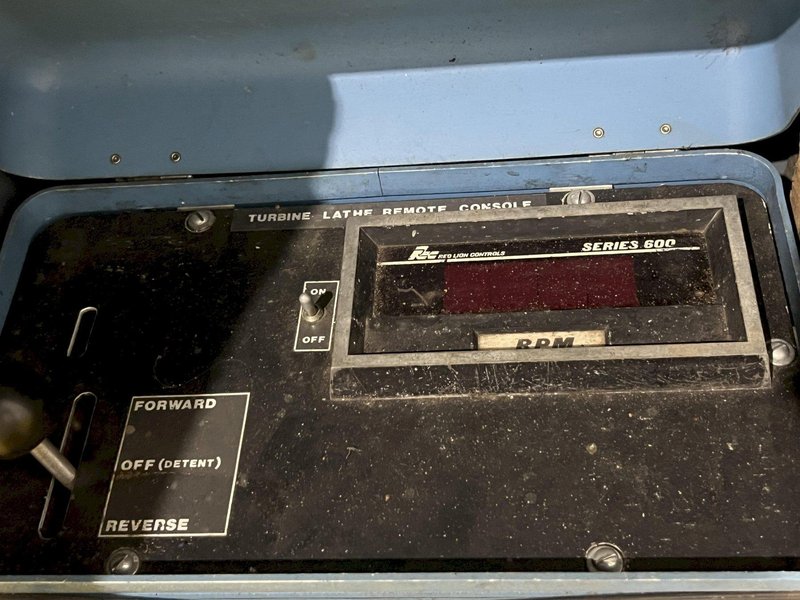 78" X 50' BESCO PORTABLE LATHE, ONSITE TURBINE WORK: STOCK #20735