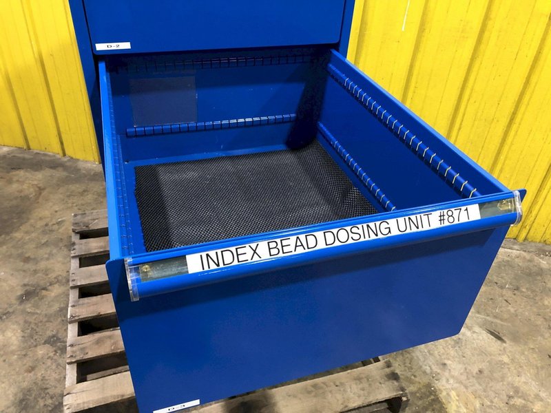 5 DRAWER EQUIPTO 22" X 28" X 59" TOOL STORAGE CABINET: STOCK #16625