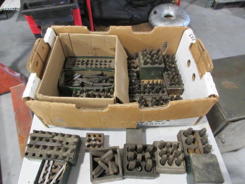 Number and Letter Stamps, Assorted Sizes- Auction Item