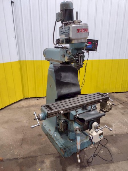 2 HP ENCO MODEL #100-1527 VERTICAL MILLING MACHINE: STOCK #20714