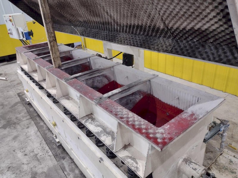 15 CU FT VIBE TECH MODEL #VTHT17120 VIBRATORY TUB PARTS FINISHER: STOCK #21124