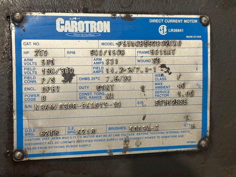 AETNA STANDARD DRAW BENCH PARTS &amp; COMPONENTS: STOCK #23108