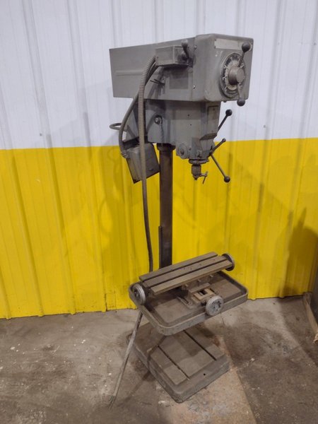 15" DELTA MODEL #15-655 VARIABLE SPEED SINGLE SPINDLE DRILL PRESS: YOBRO #24257