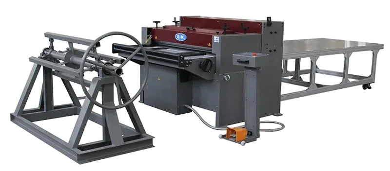 NEW GMC MODEL PS-4816GT GANG TYPE METAL POWERED SLITTER WITH PROGRAMMABLE CUT TO LENGTH