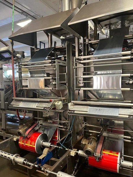 Rovema SBS 250 Twin Tube Brick Pack Coffee Packaging Machine, 2009