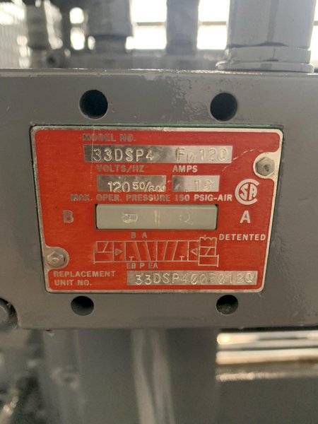 12&quot; x 12&quot; x .125&quot; AIR FEEDS INC. AF-3 AIR FEEDER/STRAIGHTENER WITH POWERED PINCH ROLLS. STOCK # 0918219