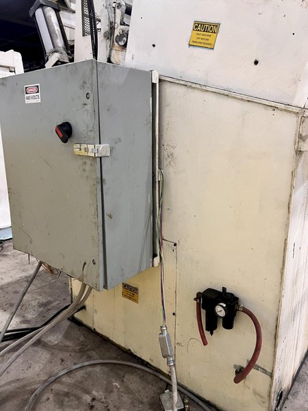 20,000 LBS X 54&quot; X .125&quot; CWP COIL SERVO FEED LINE, REEL, STRAIGHTENER, FEEDER, THREADING TABLE: STOCK #21083