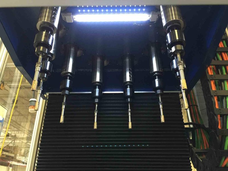 Barnes MSSP-1000 R8 Multiple Spindle Single Pass Vertical Honing Machine, 2014 – Never Been Used