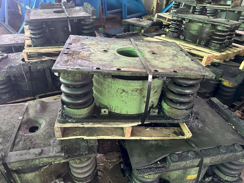 (4) GERB VISCODAMPER VIBRATION ABSORBING SPRING PADS FOR PRESSES: STOCK #21630