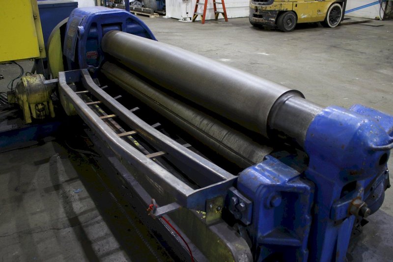 6' X 1/2" WEBB INITIAL PLATE BARREL ROLLING MACHINE : STOCK #75890