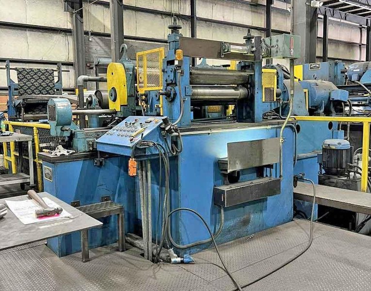 24" x 5.00" x 12,000# Stamco Slitting Line STOCK# 4041