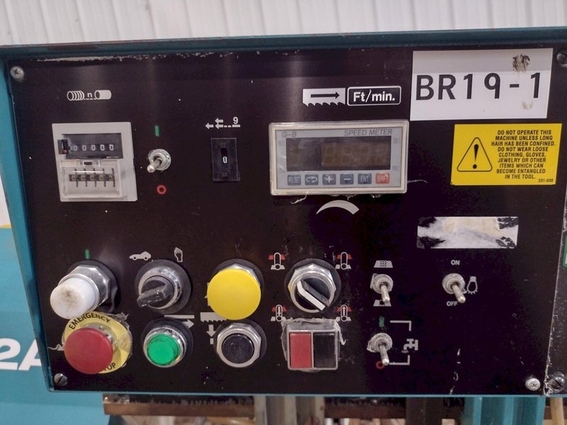 12" x 12" KALAMAZOO MODEL #KC12AX AUTOMATIC HORIZONTAL BANDSAW: STOCK #18790