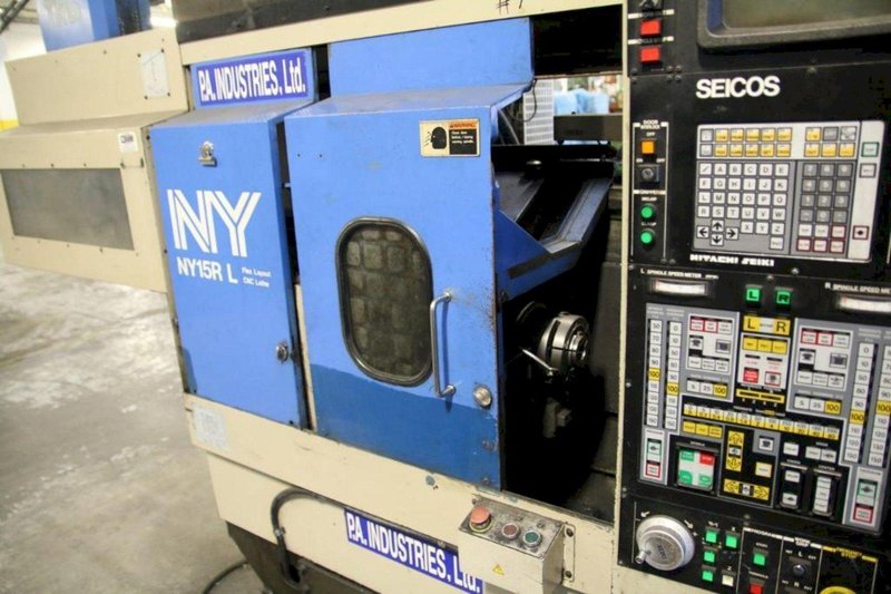 HITACHI NY15R-L HORIZONTAL CNC TURNING CENTER. STOCK #0256124