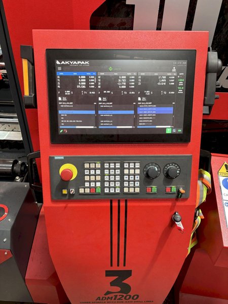 Akyapak 3 ADM 1200 3-Spindle Drilling &amp; Cutting Line (#5823)
