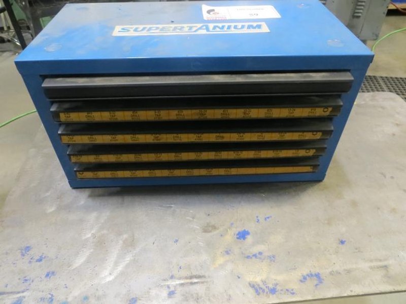 Supertanium 5 Drawer Index w Contents As Shown- Auction Item