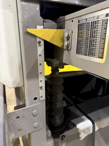 52” TIMESAVER MODEL #252-1M METAL BELT SANDER GRINDER: YOBRO 24763