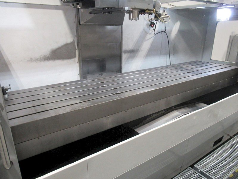 Haas VF-10B/40 CNC Vertical Machining Center, 120&quot; x 32&quot; x 30&quot;, 40 ATC, 2-Speed Gearbox, Probing, TS Coolant, Haas Maincon Control