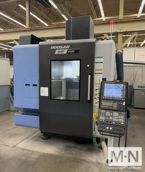 2021 Doosan DVF-6500 CNC 5-Axis Vertical Machining Center
