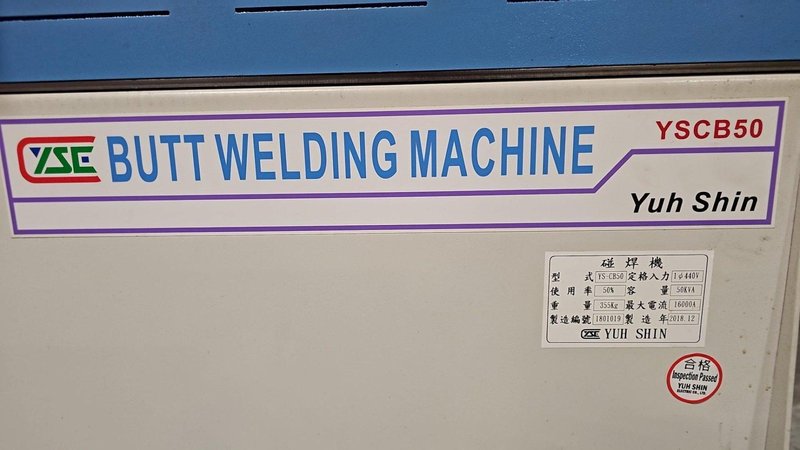 YUH SHIN YSCB50 BUTT WELDER