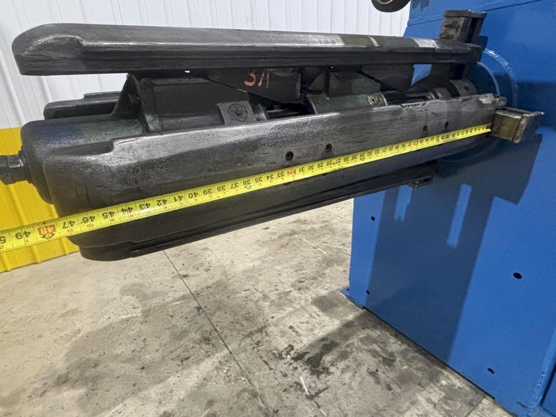 15,000 LB X 48&quot; EGAN MOTORIZED HYDRAULIC COIL REEL UNCOILER: STOCK #22425