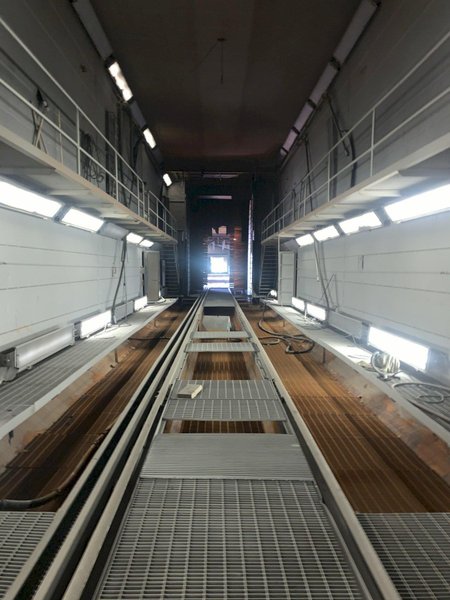 12 WHEEL BCP &quot;AUTOBLAST&quot; RAIL CAR SHOT BLAST CLEANING SYSTEM: STOCK #14287