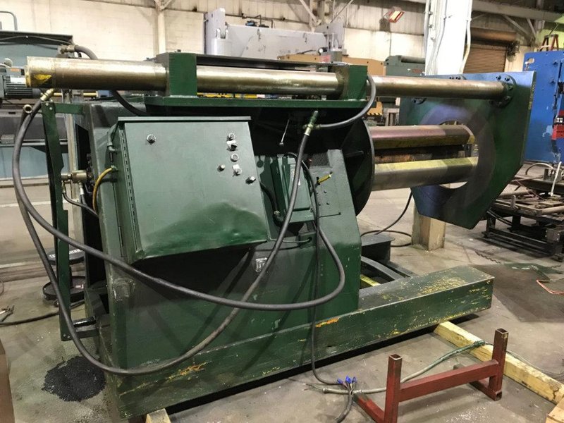 USED AMERICAN STEEL LINE 20,000LB. UNCOILER / RECOILER, Model 1000, Stock No. 10382